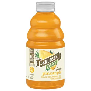 R.W. Knudsen Organic Pineapple Juice Not from Concentrate, 32 fl oz (Pack of 1)