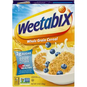 Biscuits Whole Grain Cereal, Lightly Sweet Whole Grain Wheat Biscuits, Delicious as Part of Breakfasts or Snacks, 14 OZ Box Instant Muesli