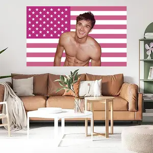 Jacob American Flag 3x5FT Funny Jacob Flag Wall Hanging Poster Flag for Room College Dorm Bedroom Wall Hanging Tapestry Decor Indoor and Outdoor Fun Party Flag