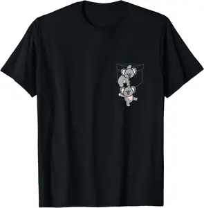 100%cotton Koala Shirt Men Women Koala Lover Gift Koalabear T-Shirt