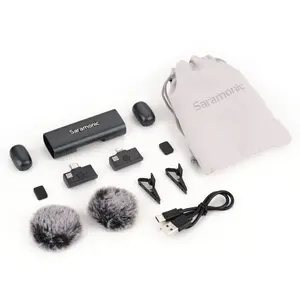 Saramonic Saramonic Air SE 02 | Mini 2-Person Wireless Mic for Smartphones, Tablets & Computers with USB-C & Lightning Receivers