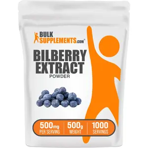 BulkSupplements Bilberry Extract Powder - Natural Antioxidants - Berry Antioxidant - Bilberry Fruit - 100g-1kg - 500mg per Serving