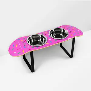 Donut Skateboard Dog Bowl (XL Tall)