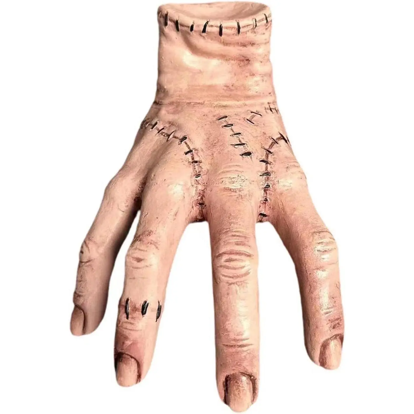 Halloween Wednesday Addams Family Thing Hand Props Scary Addams Family with Necklace Wednesday Addams Family Decorations Cosplay Hand by Addams Family Scary Decoration Gift Accessories for Decor