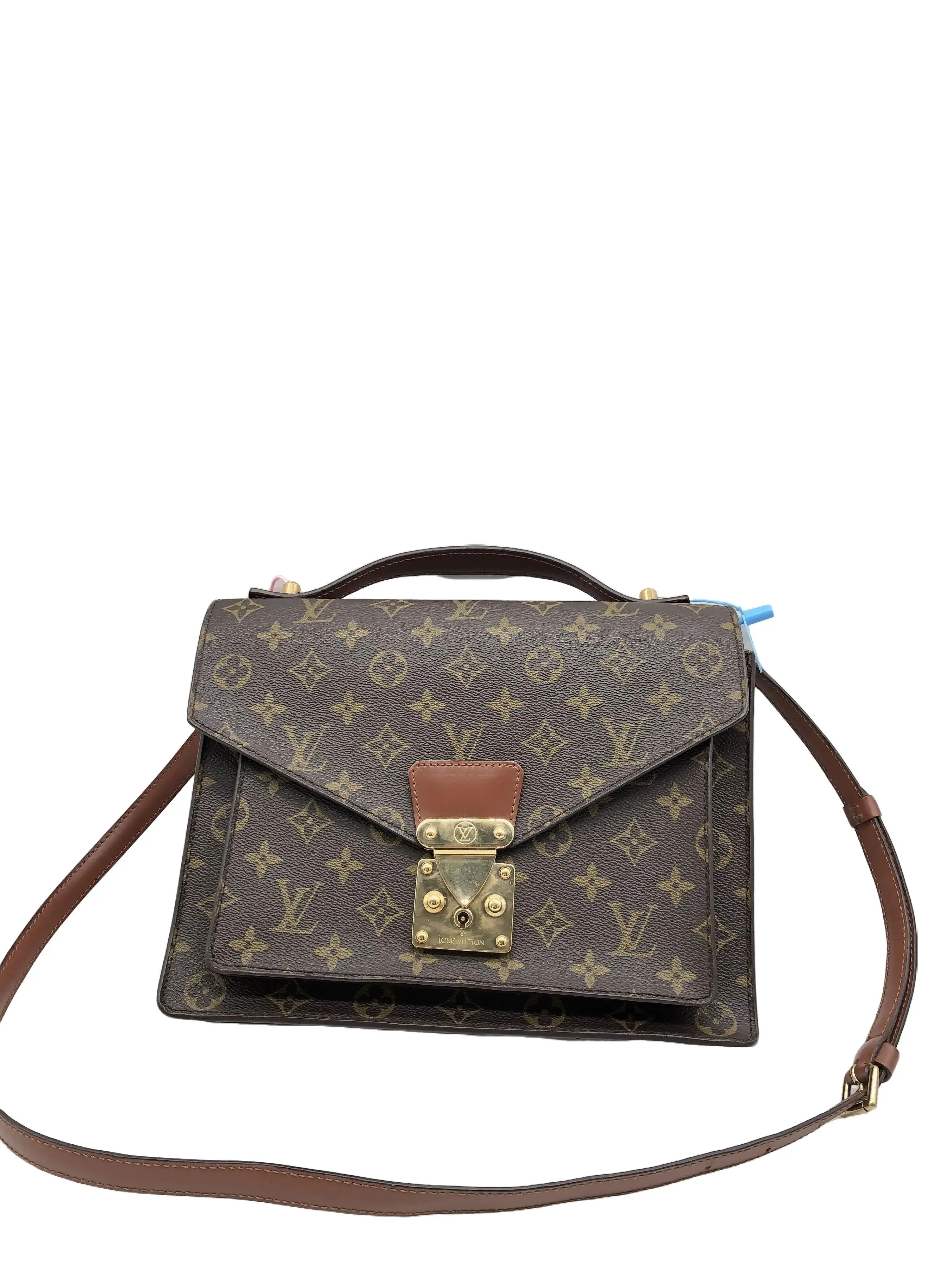 Pre-owned Louis Vuitton Monogram Canvas Vintage Handbag with Crossbody Strap/FYWJ04115530/5530