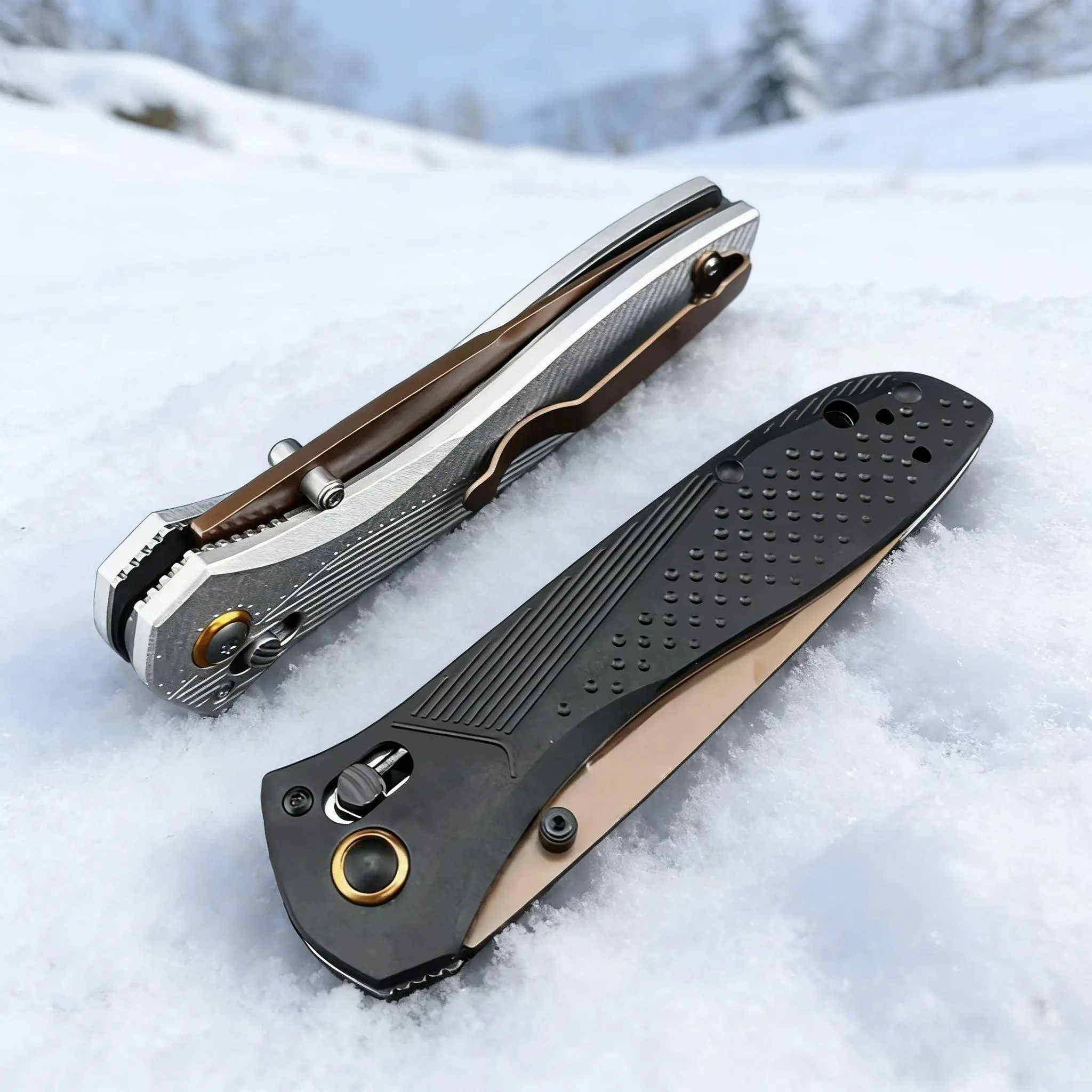 710 folding knife, aluminum handle, CNC-machined blade, ergonomic grip, multifunctional EDC pocket knife, suitable for camping, hiking, fishing, and other activities, men’s gift