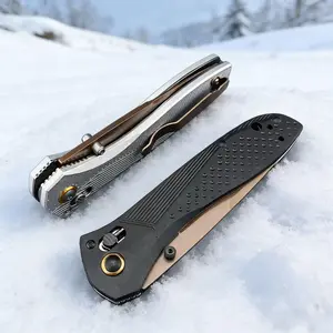 710 folding knife, aluminum handle, CNC-machined blade, ergonomic grip, multifunctional EDC pocket knife, suitable for camping, hiking, fishing, and other activities, men’s gift