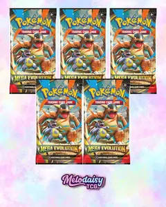 (5) Mega Evolution Booster Pack - ME01: Mega Evolution (MEG)