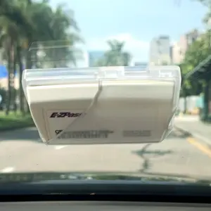 EZ Pass Holder for EZ Pass Mini and iPass with Suction Cups for Windshield,No-Drill Windshield Mount Toll Pass Transponder Holder