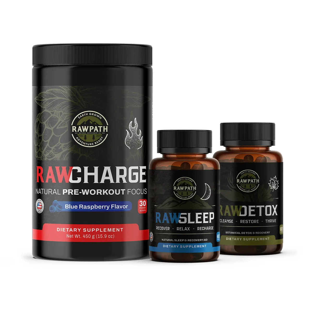 RAW Complete Stack – Energy, Detox & Sleep