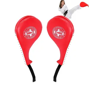 Taekwondo Kick Pads, 1 Pair Durable Kicking Target Pad for TKD Karate Martial Arts Strike Training, Boxing & Martial Arts Equipment