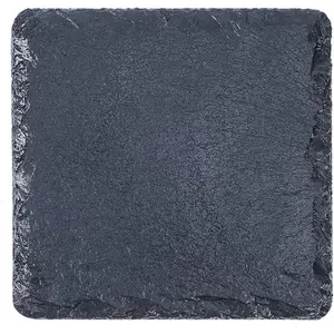 Small Slate Reptile Basking Platform Tortoise Feeding Dish  Rock Reptile Food Bowl Landscape Habitat Decor for Turtle Lizard Bearded Dragon Crested Gecko Snake 4 * 4