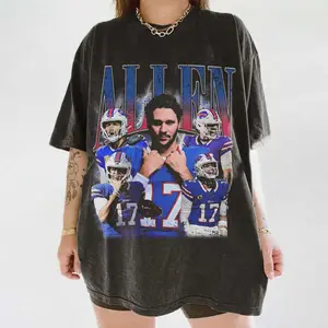 Allen 90s Shirt, Game Day Vintage Bootleg Shirt