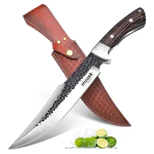 Huusk Fruit Knife with Wood Handle | Full Tang Kitchen Tool | Gourmet Slicing & Gift-Ready