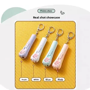 Portable Rechargeable Cat Teasing Stick with Red & Green Light Patterns, Interactive Pet Toy to Keep Kitten Active and Entertained