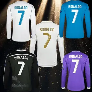 14 15 Third Away Black 7# Cristiano Ronaldo Short Sleeve Soccer Jersey Fans Version