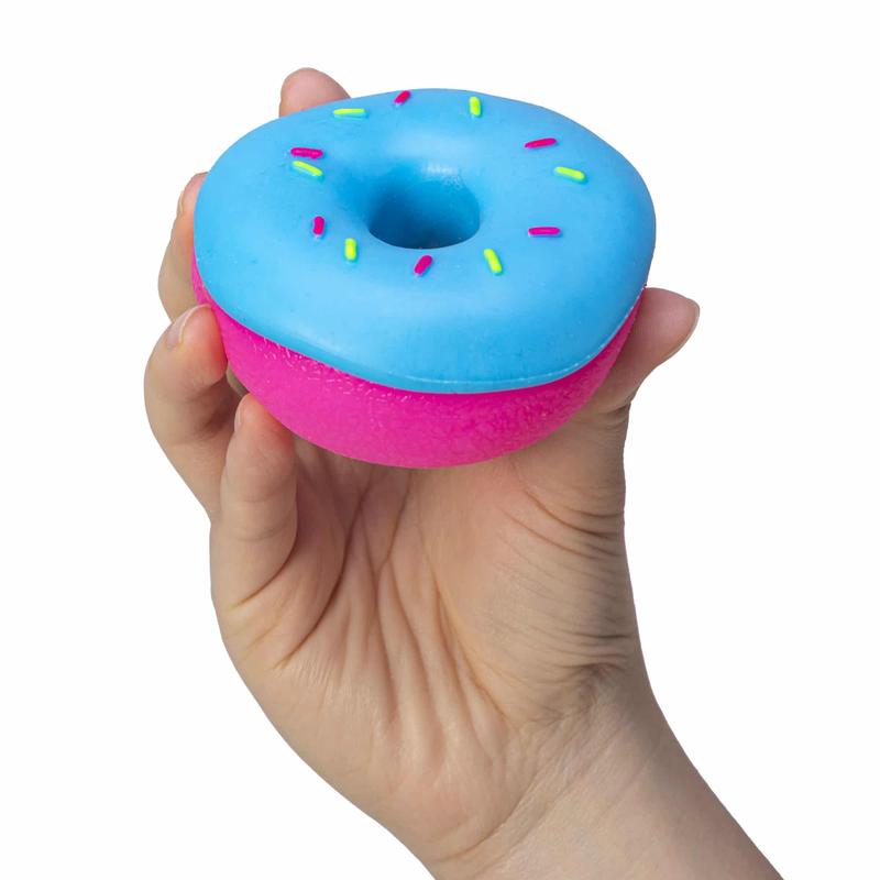 NeeDoh Dohnuts -  Sensory Toy with Fun Dough Filling - Assorted Designs - Ages 3 and Up - One randomly selcted piece