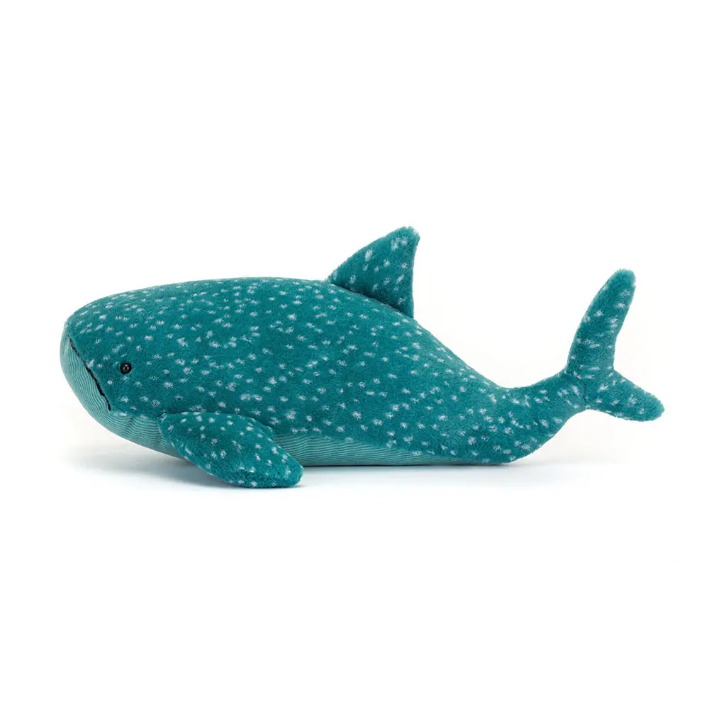 Jellycat Gobfrey Whale Shark Plush Toy, Soft Stuffed Animal, Cute and Cuddly Gift for Kids, Babies, Collectors, Home Decor, Fun Plush Toy, Keychain