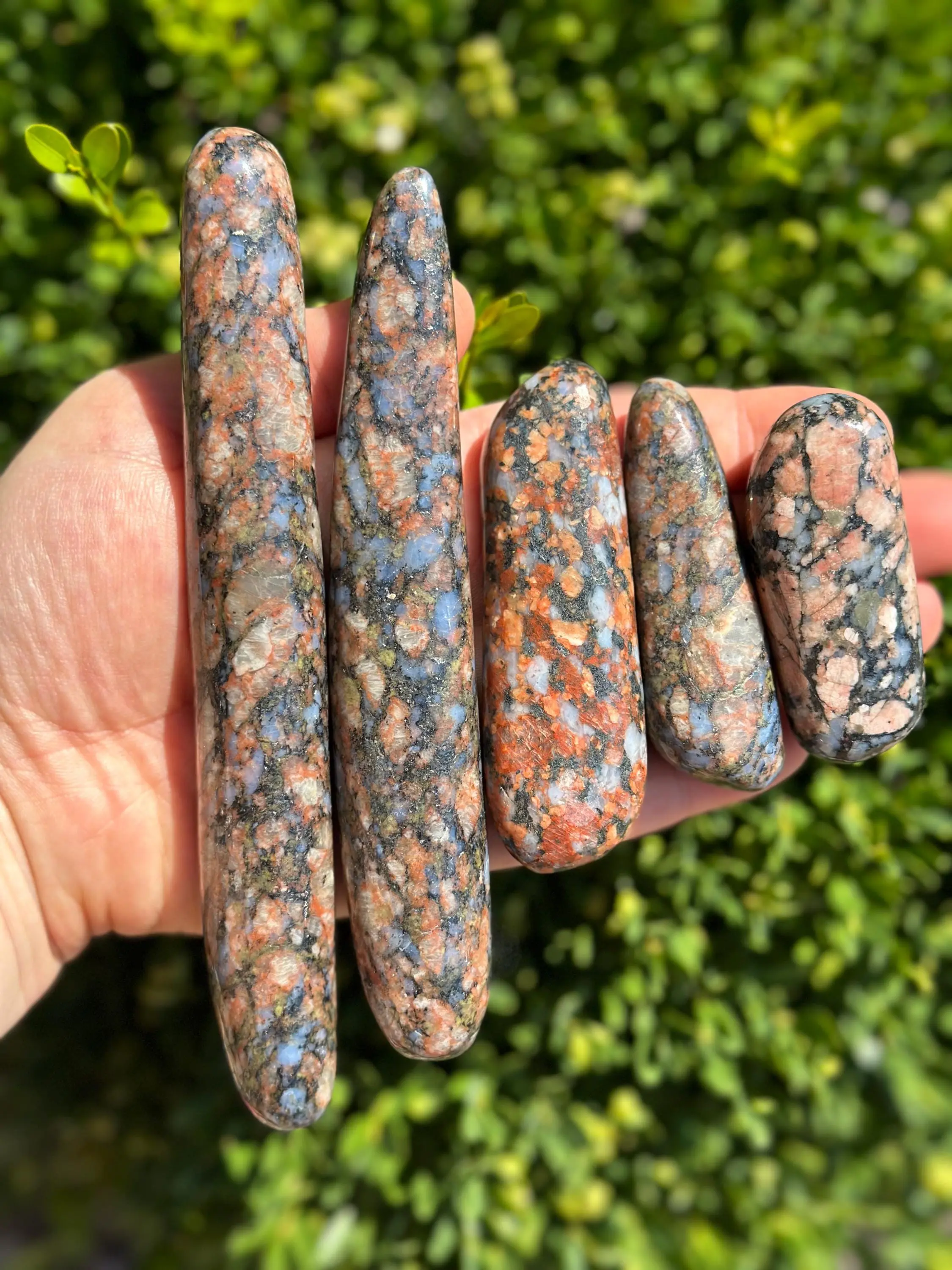 Que Sera Wand (0.75" - 1.25") Tumbled Que Sera Stone Wand - Que Sera Crystal Tumbled Stone - Polished Que Sera Crystal Rod - Crystal Wand