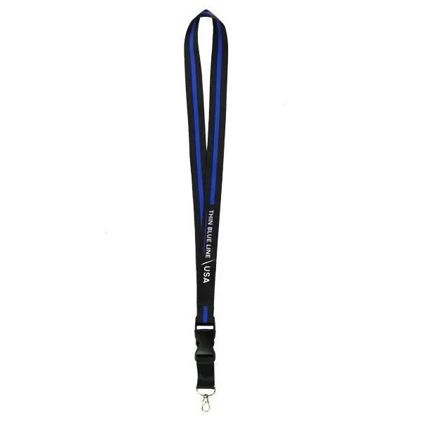 Lanyard - Thin Blue Line Classic Lanyard - Thin Blue Line Classic