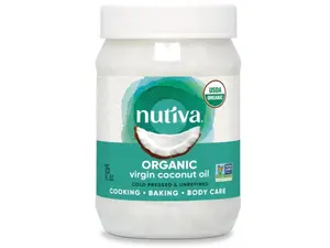 Organic, Cold-Pressed, Unrefined, Virgin Coconut Oil from Fresh, non-GMO, Sustainably Farmed Coconuts, 15-ounce