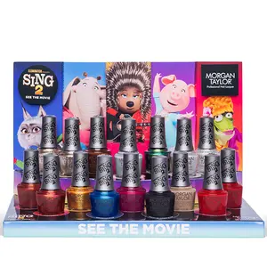 Morgan Taylor Holiday Winter Collection Sing 2 - Professional Lacquer, Vibrant, Chip-Resistant, Fast-Drying, Long-Lasting, High-Shine, Perfect for Manicures & Pedicure, 15mL.