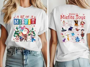 Misfits Toys Christmas T-shirt, Rudolphs The Red Nosed Reindeer shirt, Christmas Movie, Merry Xmas 2024, Gifts, Unisex, Graphic