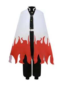 Halloween Adult Costume Demon Slayer Series Tanjiro Kamado Nezuko Inosuke Cosplay, Anime Inspired Halloween Apparel
