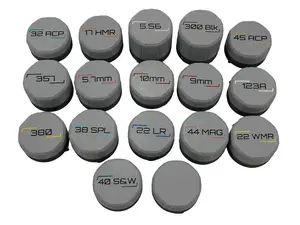 Ammo Case Pocket Sized 3D Printed 9mm Holds 20 Rounds for Range Use Compact 3x1.5 Inches Lightweight PLA Design