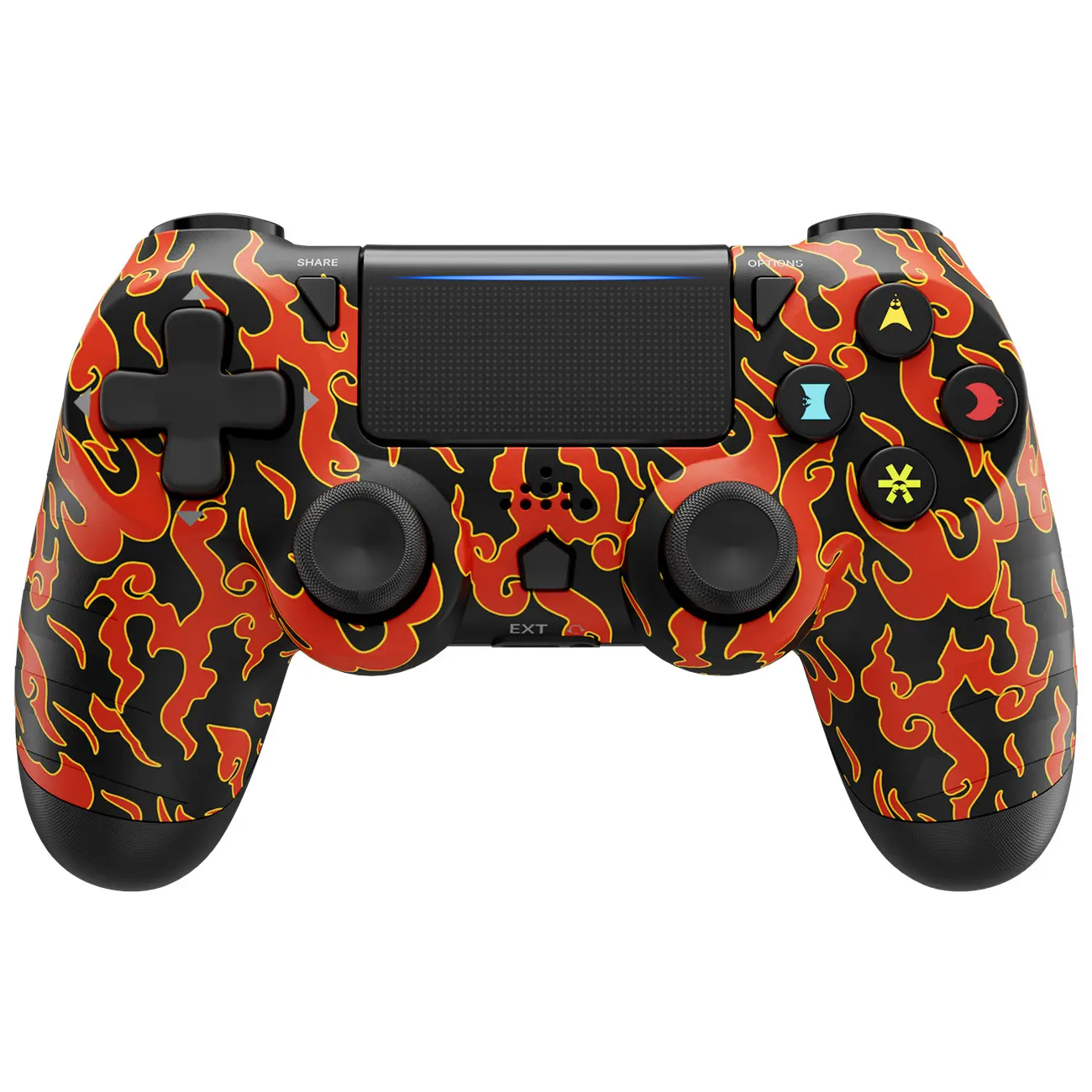 Wireless Controller for PS4 Controller/Slim/Pro/Windows PC, PS4 Game Controller with 3.5mm Audio Jack, Touch Pad ,Six Axis Motion Control, Charging Cable