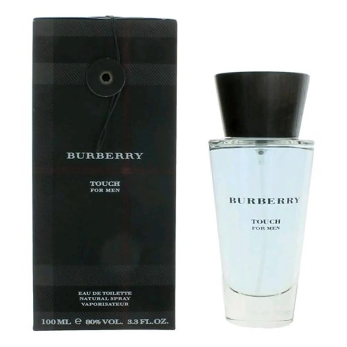 BURBERRY Touch for Men Aromatic Woody Eau de Toilette Spray - Woody Fragrance with Artemisia Notes & Aromatic Cedarwood, 3.3 fl oz Men's Fragrance
