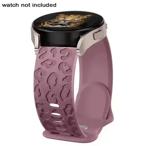 Fashion Watch Band, Smartwatch Strap, Leopard Pattern Watch Band for Samsung Galaxy Watch 7/6/4/classic/5/pro/3/Active 2, Huawei GT 2 2e 20mm 22mm 18mm Band, Wearable