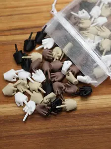 10pcs/20pcs 3D Printed Mini Middle Finger, Fun Plastic ”F-U" Gesture, Mixed Color Matching, Novel Prank Funny Gift, Can Be Used For Bachelor Party Gifts, Holiday Gifts, Prank Gifts For Boyfriends