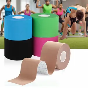 Waterproof Kinesiology Tape 6 Colors Uncut Elastic Sports Tape for Knee Support, Athletic Performance & Daily Use, Muscle Relief & Joint Stability
