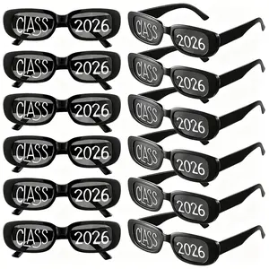 2026 Graduation Party Glasses, DIY Creative Photo Booth Props, Party Event Props, Graduation Party Decorations, Themed Gifts, Ceremony Supplies, Accessories