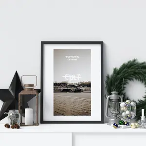 Cult. GT86 - Uncut Films, Unframed or Framed Art Print, High-performance GT86 Model Poster, Modern Abstract Art, Fashion Poster, Living Room Bedroom Decoration, Photo Prints, Decorative Artwork
