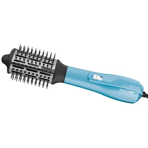 BaBylissPRO Nano Titanium 2.5" Oval Ionic Hot Air Brush Hair Dryer - Blue - 600W BaBylissPRO Nano Titanium 2.5" Oval Ionic Hot Air Brush Hair Dryer - Blue - 600W