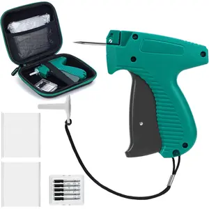 Tagging Gun for Clothing with Case, Standard Retail Price Tag Attacher Gun Kit for Clothes Labeler with 6 Needles, 1000pcs 2" for Store Warehouse Consignment Yard Sale(Not Gun)