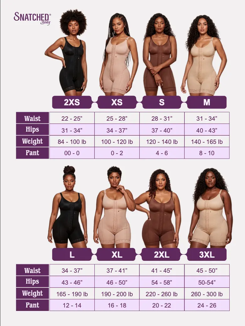 Stage 2 Full Body Faja | Colombian Powernet Open Bust Bodysuit