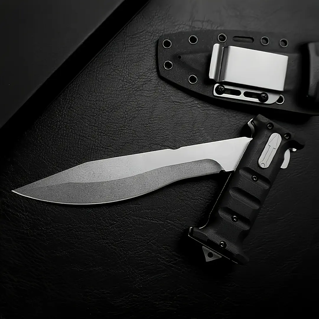 · FIVE COWS · Extendable pocket utility tool with protective sheath, portable camping gear for outdoor trips & everyday cutting tasks
