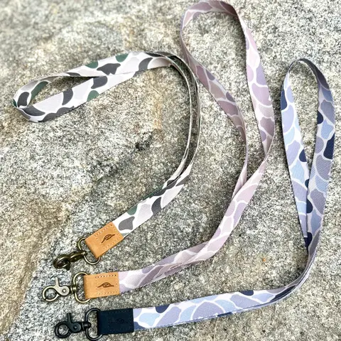 AFW American Flyway Waterfowl Branding Camouflage Badge Holder with Lanyard - Durable Construction ID Holder, Neck Strap, Fits Keys/ID Badges & Access Cards, for Check-In Station Professionals