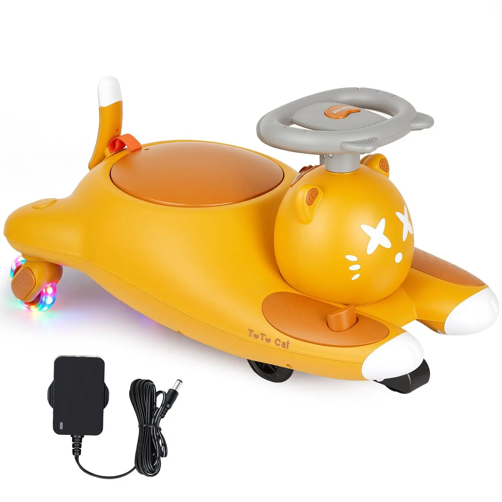 GARVEE OUTLANE 6V Electric Wiggle Car Ride on Toy for Kids, Toddler Electric Vehicle