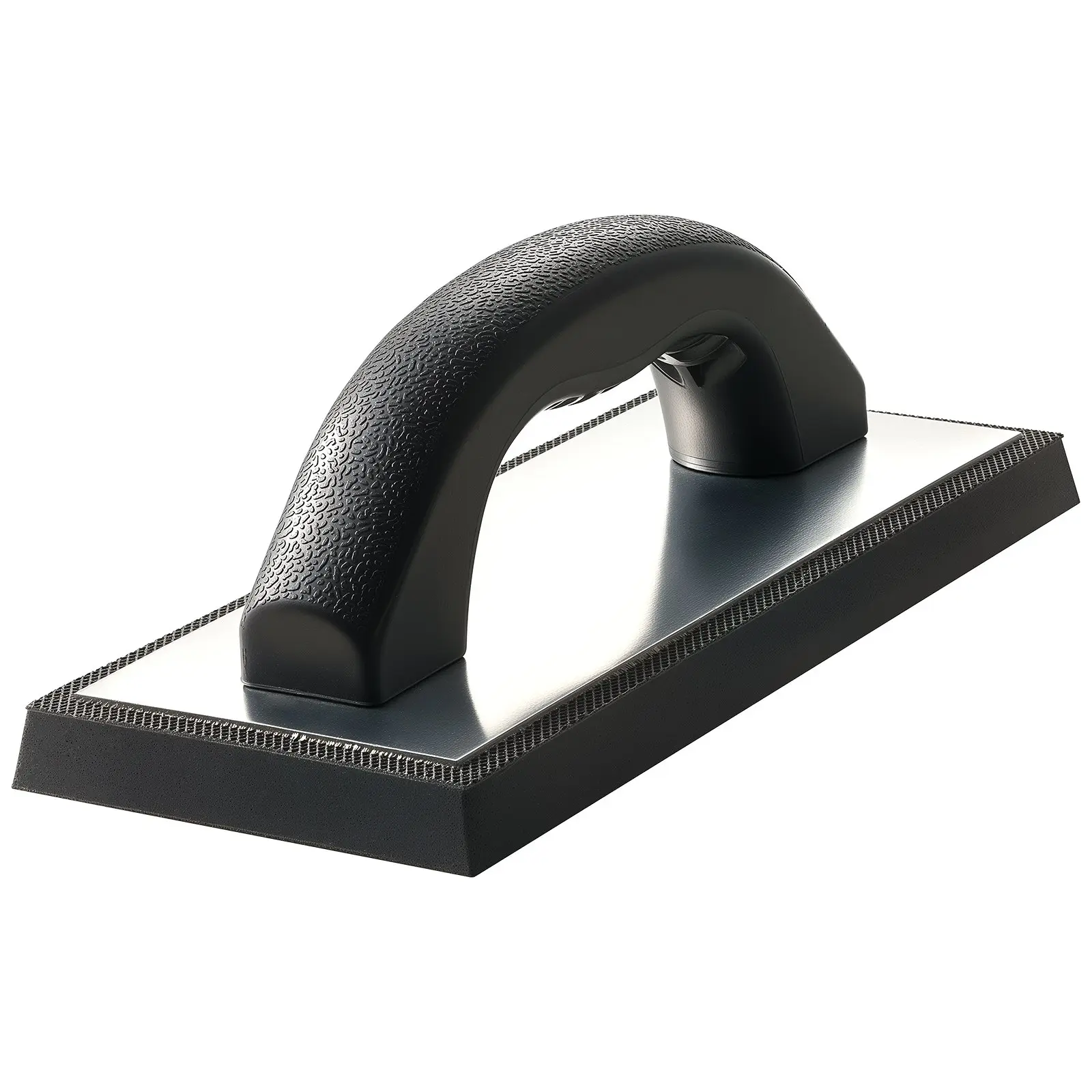 VEVOR Professional Tile Grout Float Grout Tool - Elastic Rubber Base, Anti-Slip Ergonomic D-Shaped Comfortable Grip, 1.03 lbs Lightweight Aluminum Connector Backplate, Tile Grouting, Reduces Wrist Fatigue, Lightweight & Easy to Use, Adaptable Design