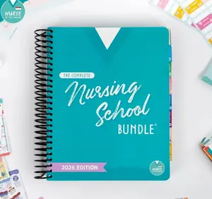 The Complete Nursing School Bundle 2026 Edition Spiral Bound Study Companion for Nursing Students with Essential Concepts & Quick Reference Guides