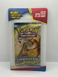 2021 Pokemon SM Unbroken Bonds Charizard 1 Booster Pack 1 Promo Card Sealed