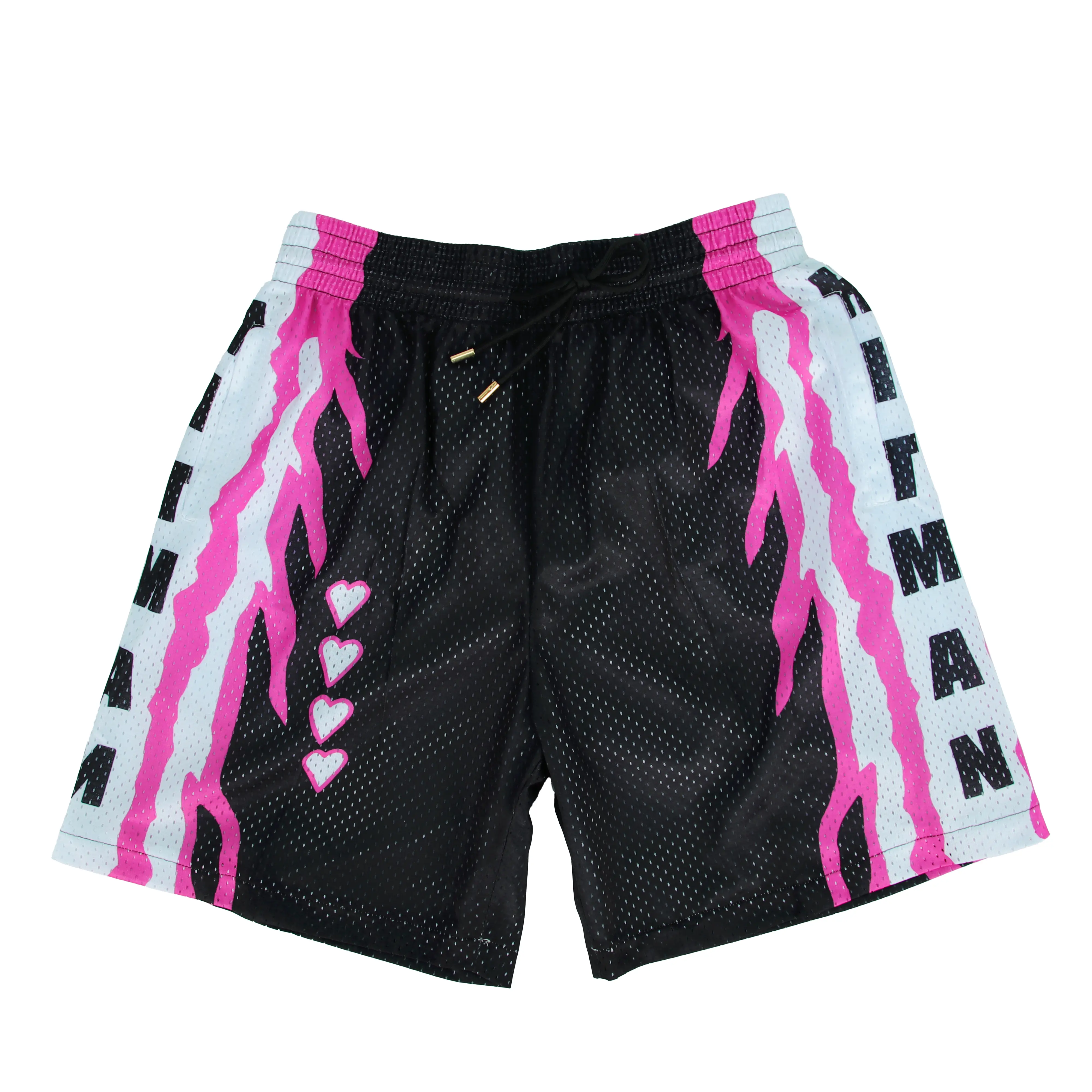 Bret Hart Survivor Series 1997 Retro Shorts Men's Basketball Shorts Workout Sport Knee Pants with Pockets Athletic Sweat Walking Summer cloudShorts