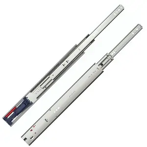 Knape & Vogt KV8850FMB Resistant Metal Sliders, 20 in. Full Extension Side Mount Soft Close Drawer Slide