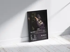 Osamason Poste - Album Wall Cover Art - Underground - Minimal Poster - Dorm Room Decor - Music Lover Gift - Lil O, Flex Musix