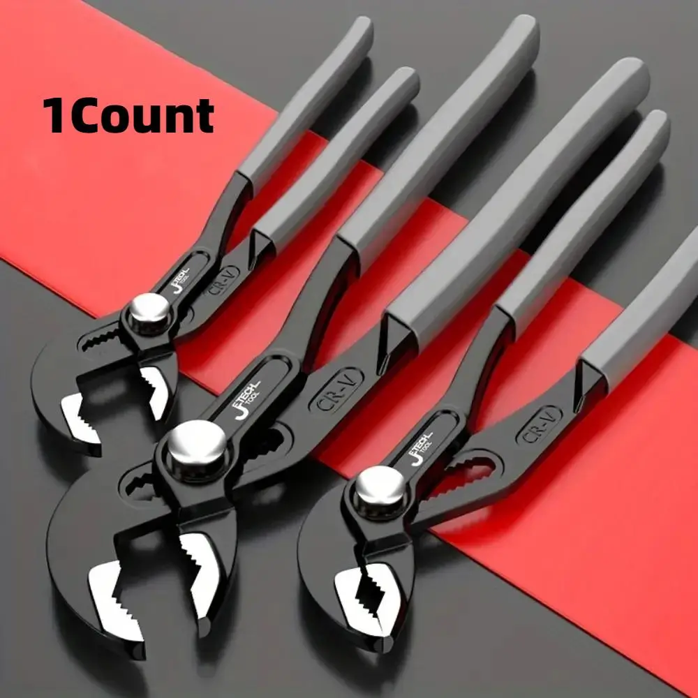 Multi-function Water Pump Pliers, 1 Count Versatile Plumbing Tool for All Pipe Types, Durable & Adjustable Wrench