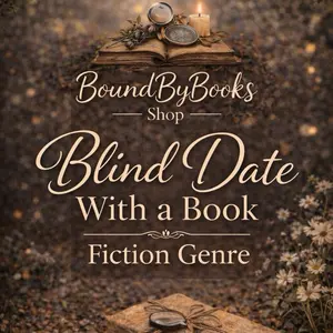 BoundByBooks Fiction Genre. Wrapped Books With Bookish Goodies